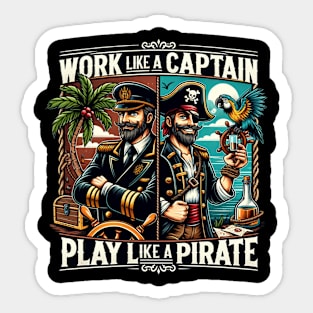 Play like a pirate Sticker